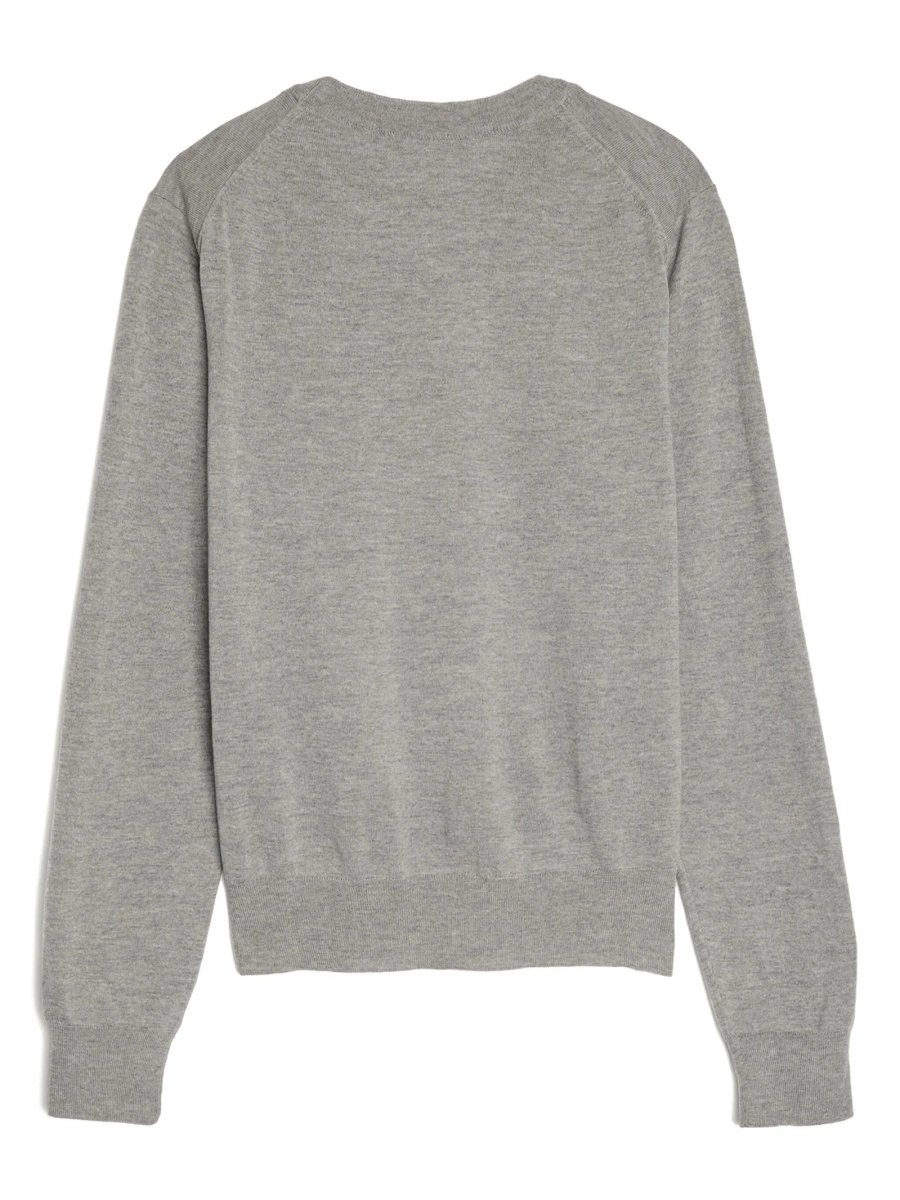 Pulover tricotat MAISON KITSUNÉ gri - Img 2