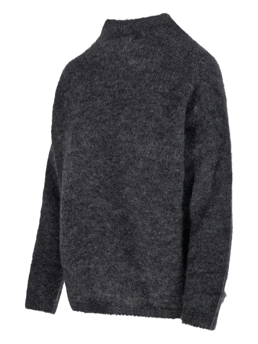 Pulover tricotat Max Mara gri - Img 2