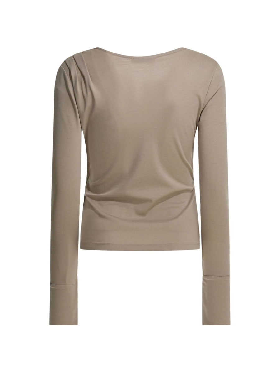 Pulover tricotat Max Mara neutru - Img 2