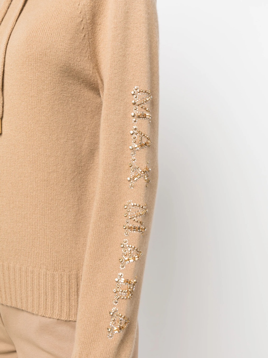 Pulover tricotat Max Mara neutru - Img 5