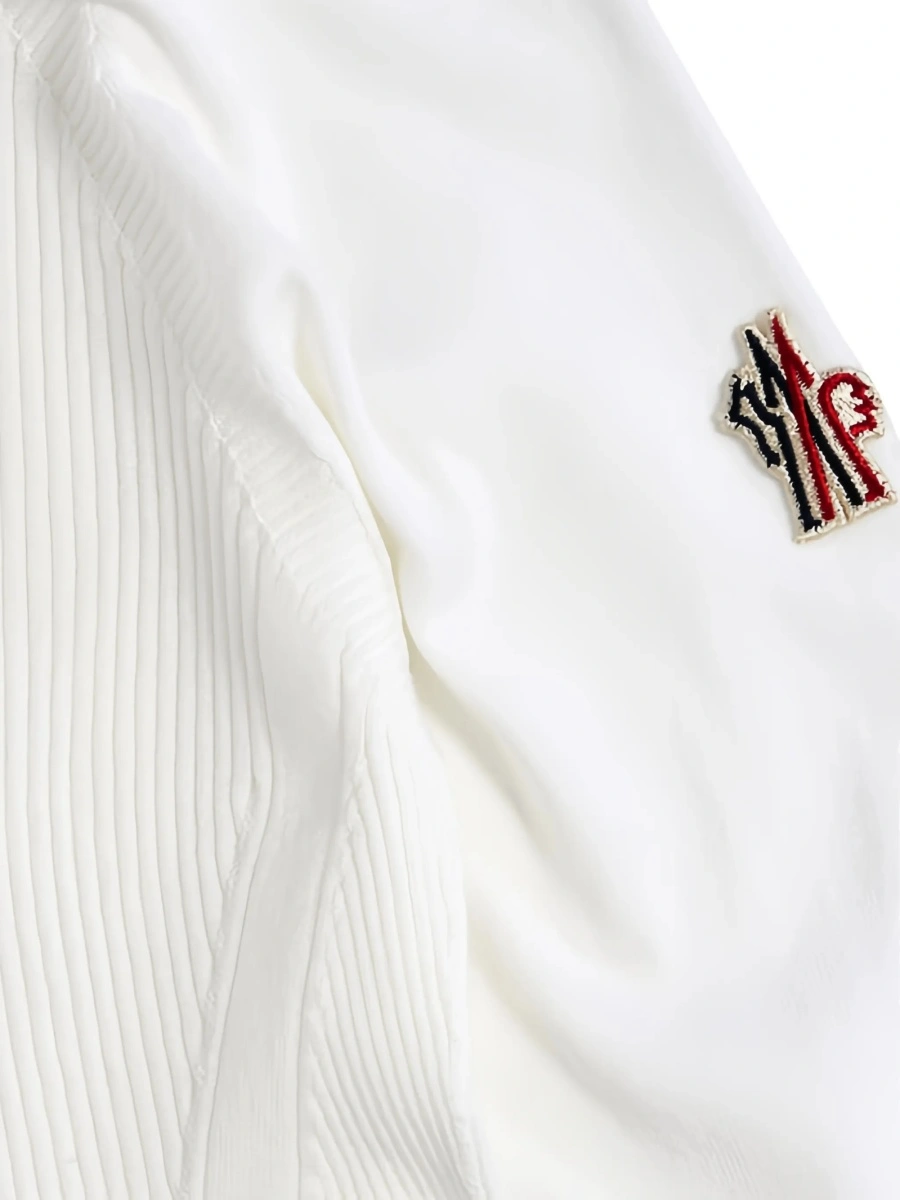 Pulover tricotat Moncler Grenoble neutru - Img 3
