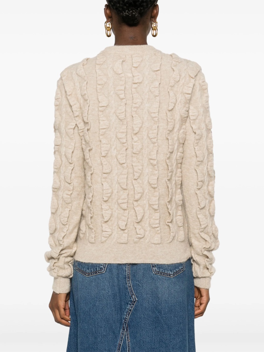 Pulover tricotat Moschino neutru - Img 4