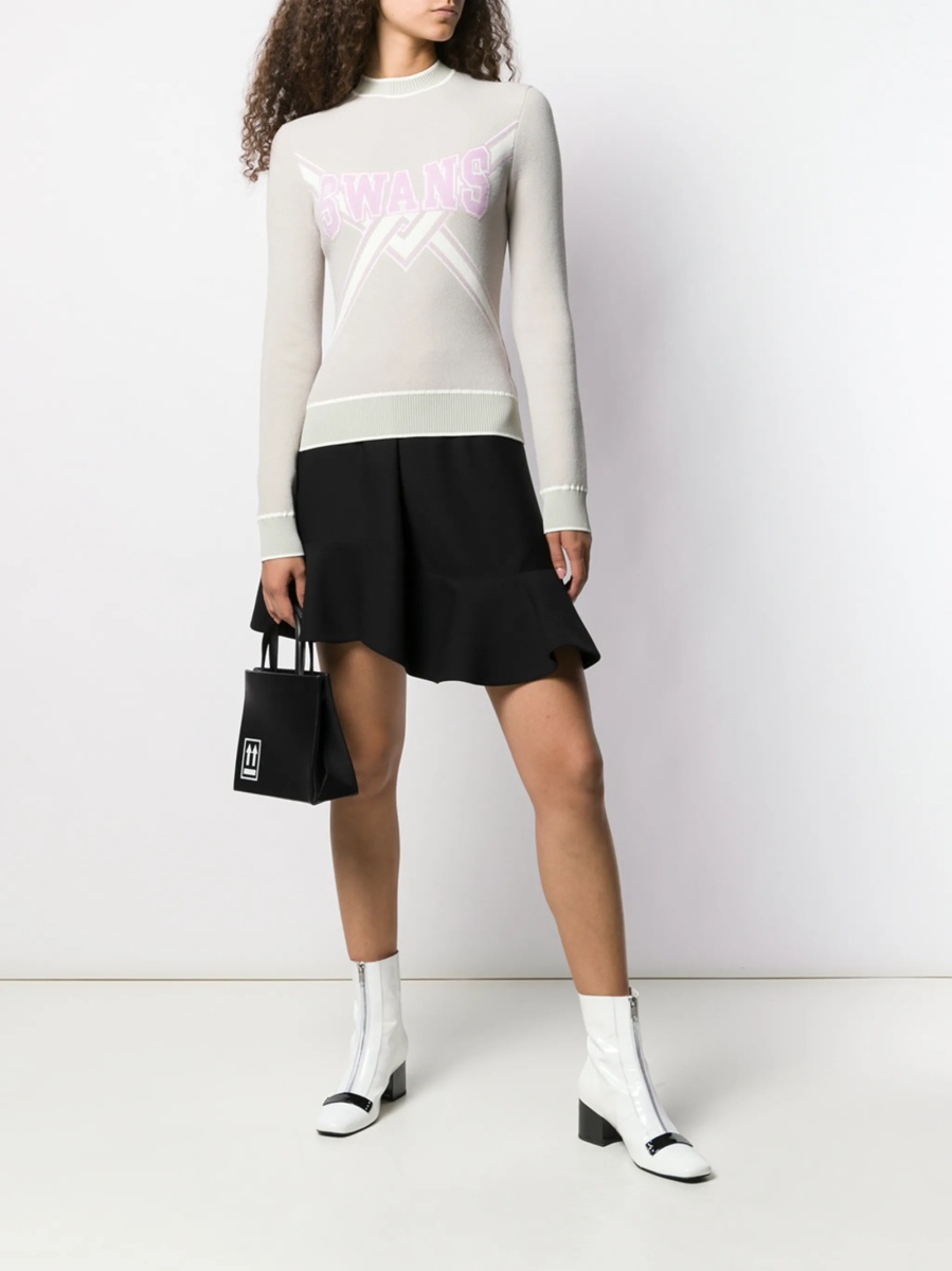 Pulover tricotat Off-White neutru - Img 2