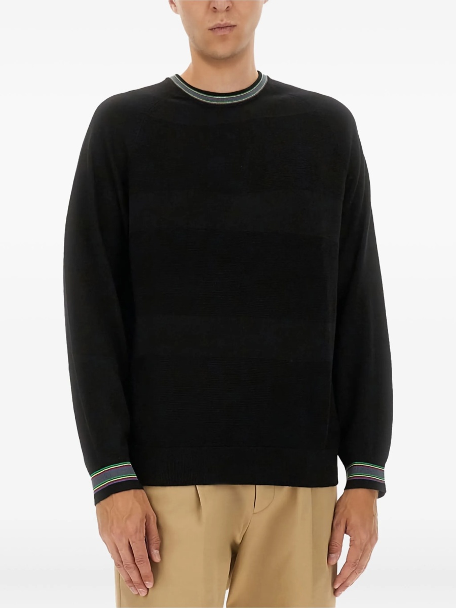 Pulover tricotat Paul Smith negru - Img 3