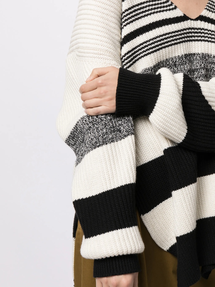 Pulover tricotat PROENZA SCHOULER WHITE LABEL alb - Img 5