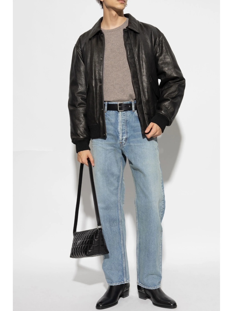 Pulover tricotat Saint Laurent maro - Img 2