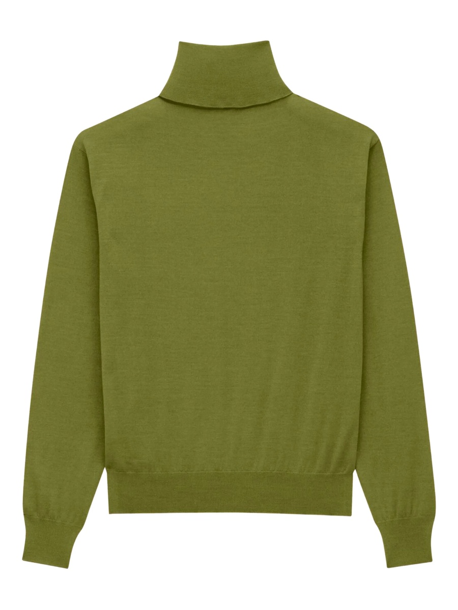 Pulover tricotat Saint Laurent verde - Img 2