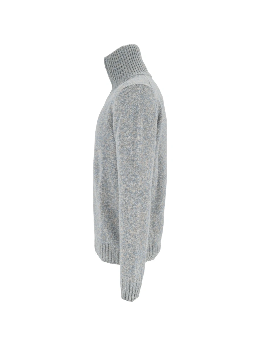 Pulover tricotat SETTE FILI CASHMERE gri - Img 3