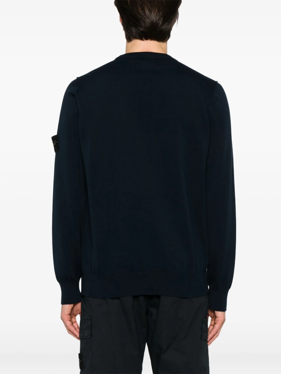 Pulover tricotat Stone Island albastru - Img 4