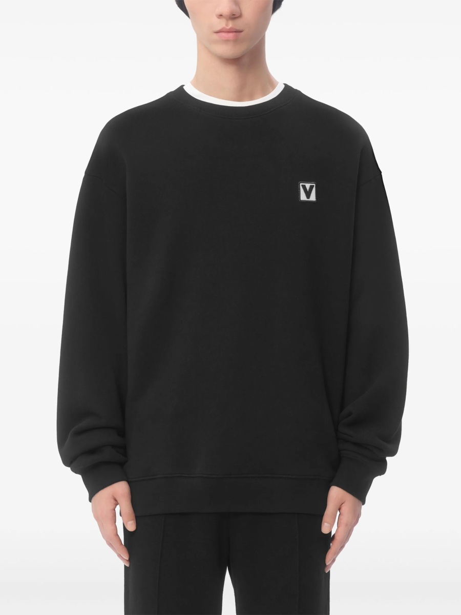 Pulover tricotat Valentino Garavani negru - Img 3