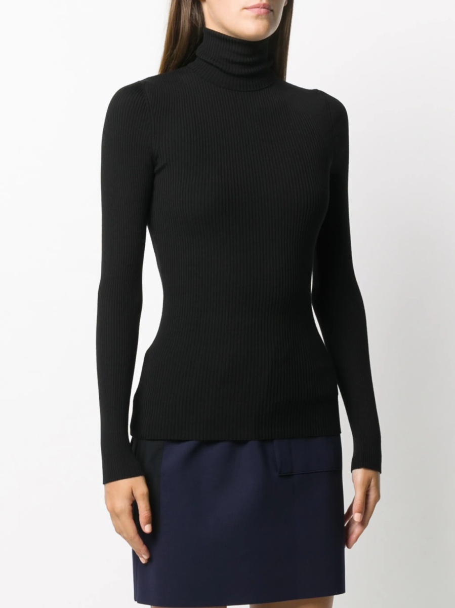 Pulover tricotat Wolford negru - Img 3
