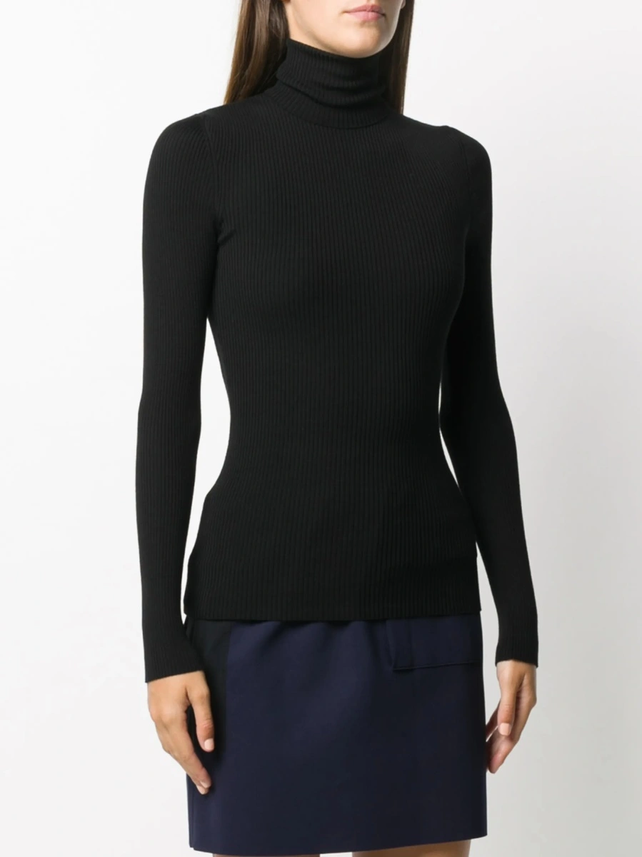 Pulover tricotat Wolford negru - Img 3