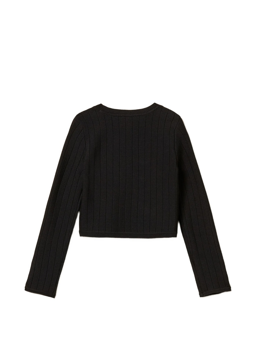 Pulover TWIN SET Girl negru - Img 2