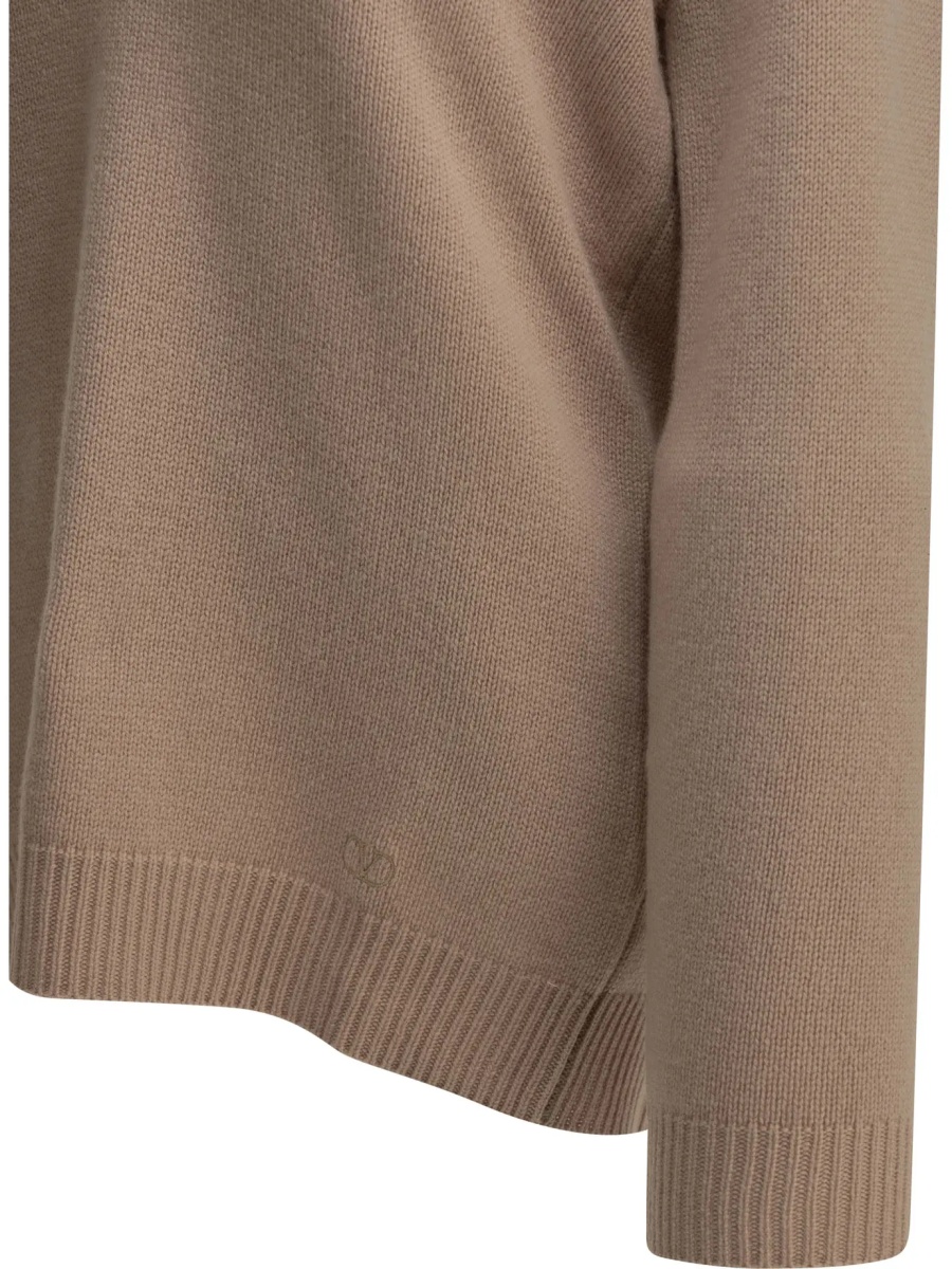 Pulover V-neck cashmere sweater - Img 4