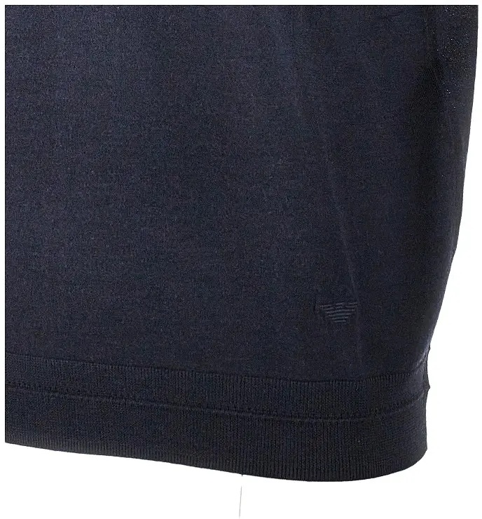 Pulover Virgin wool and silk polo shirt - Img 2