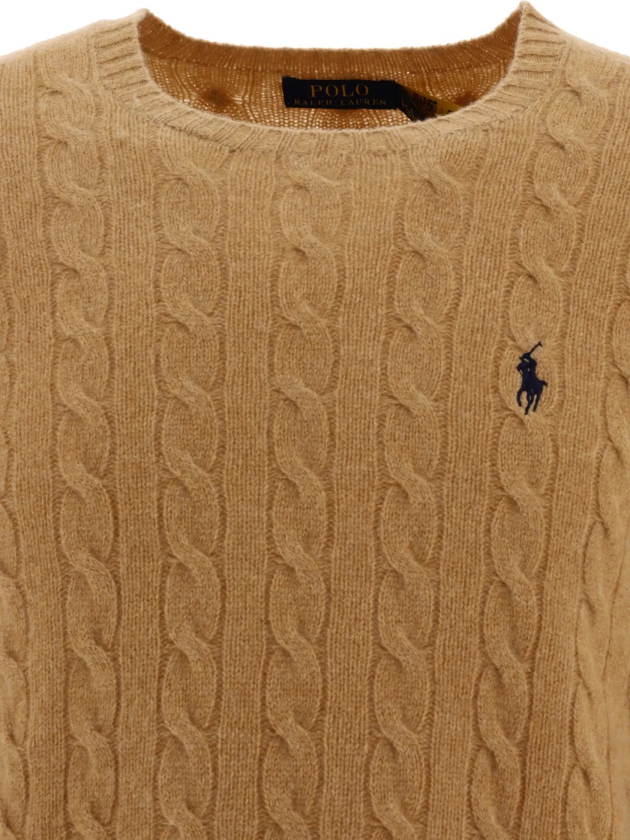 Pulover Wool and cashmere crewneck sweater with logo - Img 3