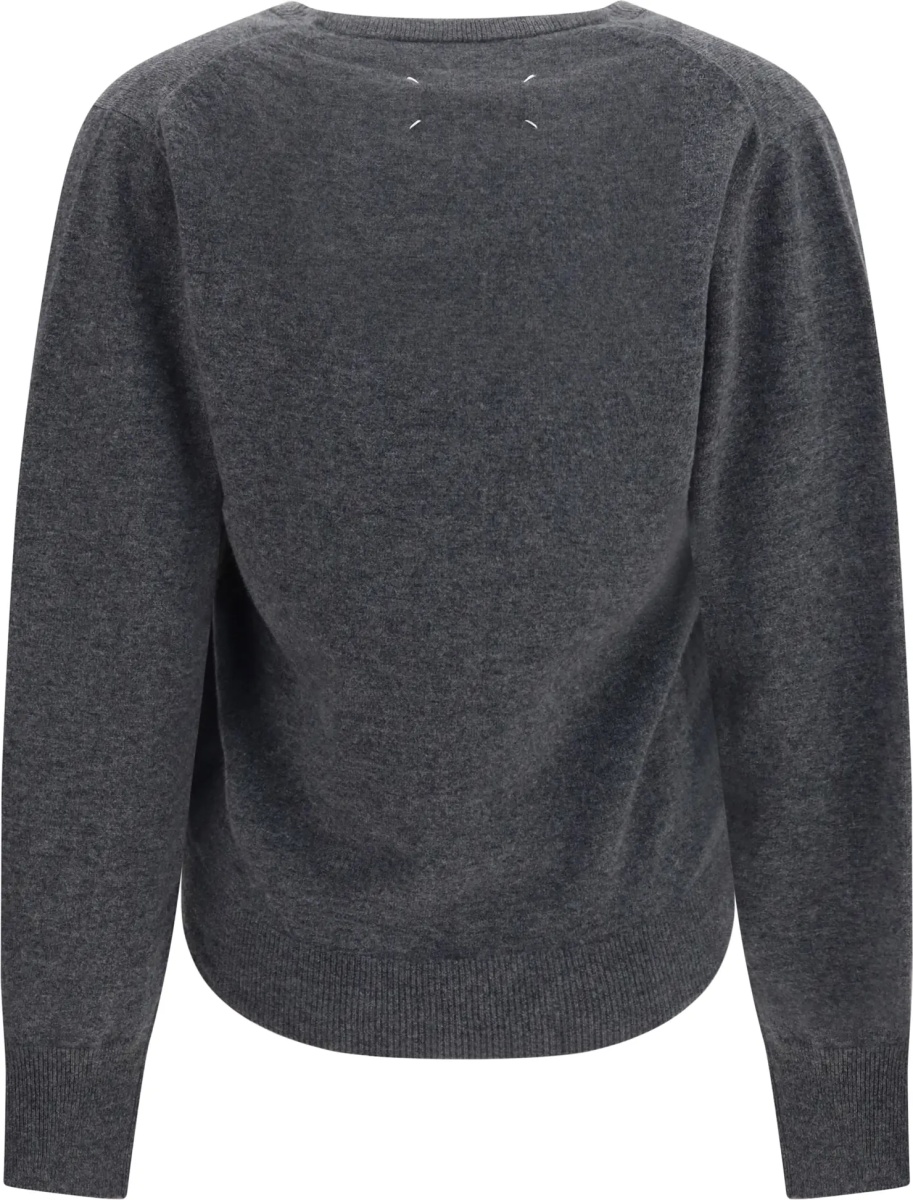 Pulover Wool Sweater with gathered neckline - Img 2