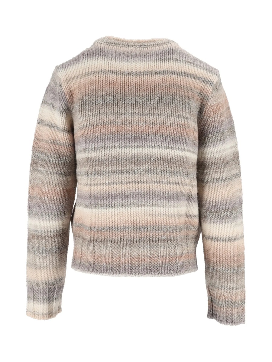 Pulovere CREWNECK IN PRINTED YARN - Img 3