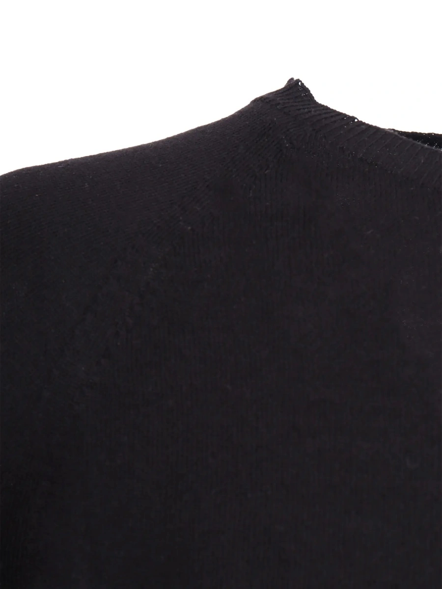 Pulovere Seamless plain-knit crew neck with an A-line silhouette - Img 3