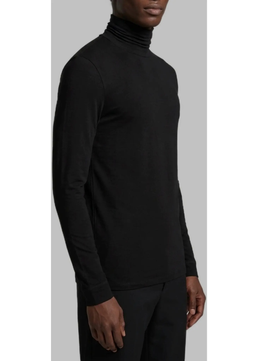 Pulovere Stretch Jersey Turtleneck Top - Img 3