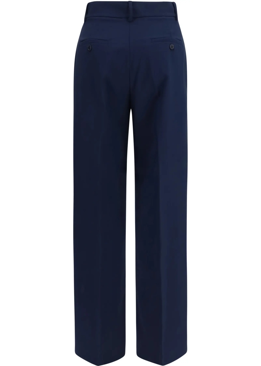 Pulovere Stretch wool palazzo Trousers - Img 2