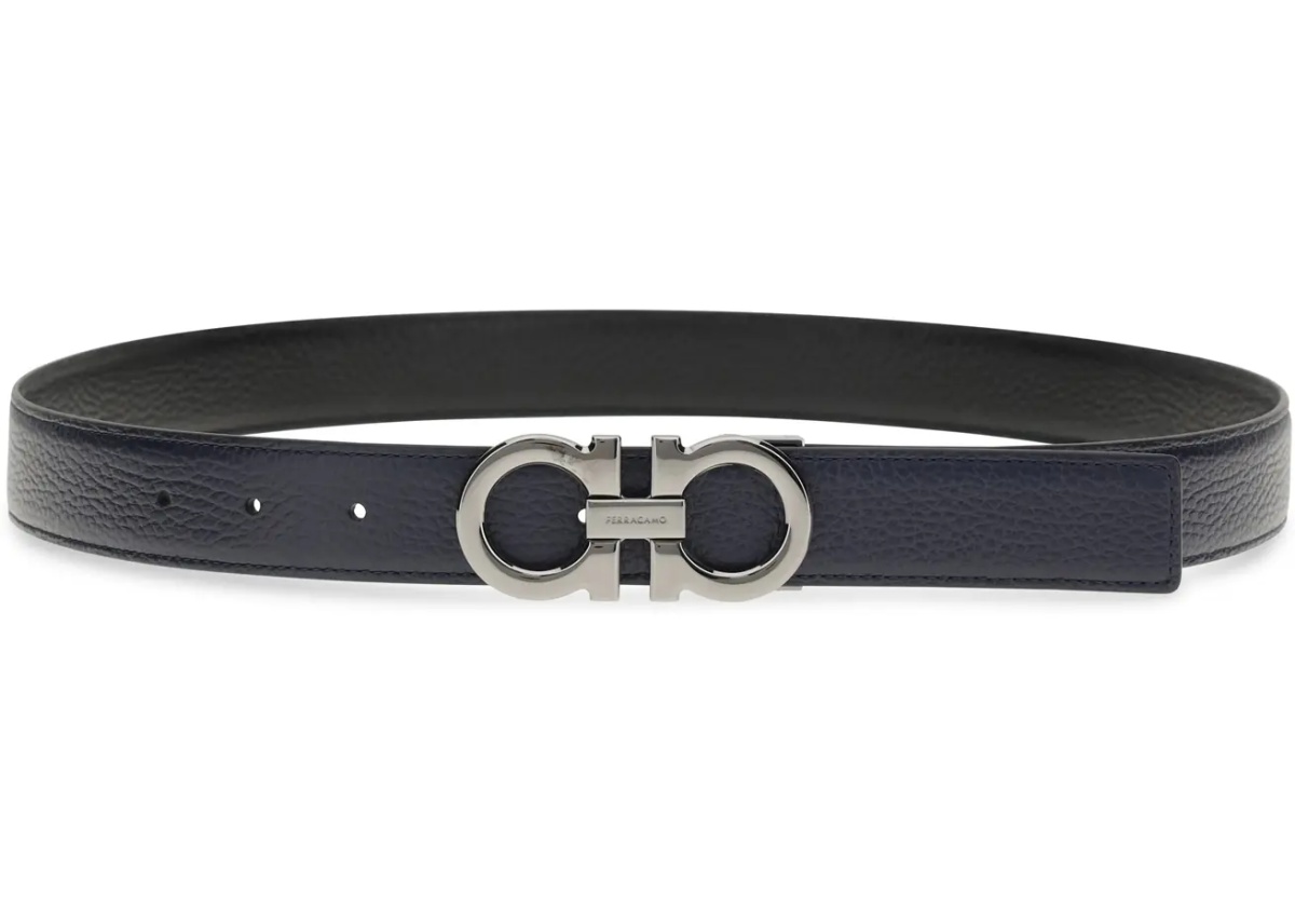 Reversible and adjustable Gancini Belt - Img 2