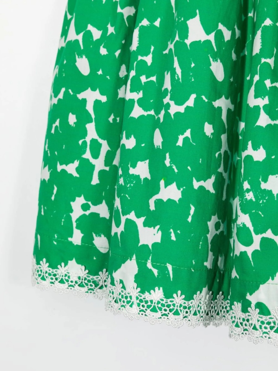 Rochie casual MIMISOL verde din bumbac - Img 3