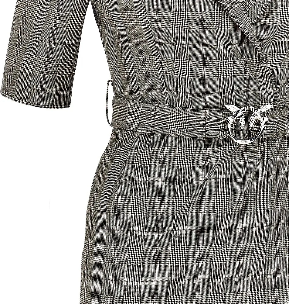 Rochie casual Pinko maro din lana - Img 2