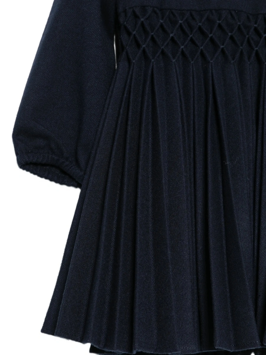 Rochie casual Tartine et Chocolat albastra din polyester si elastan - Img 3