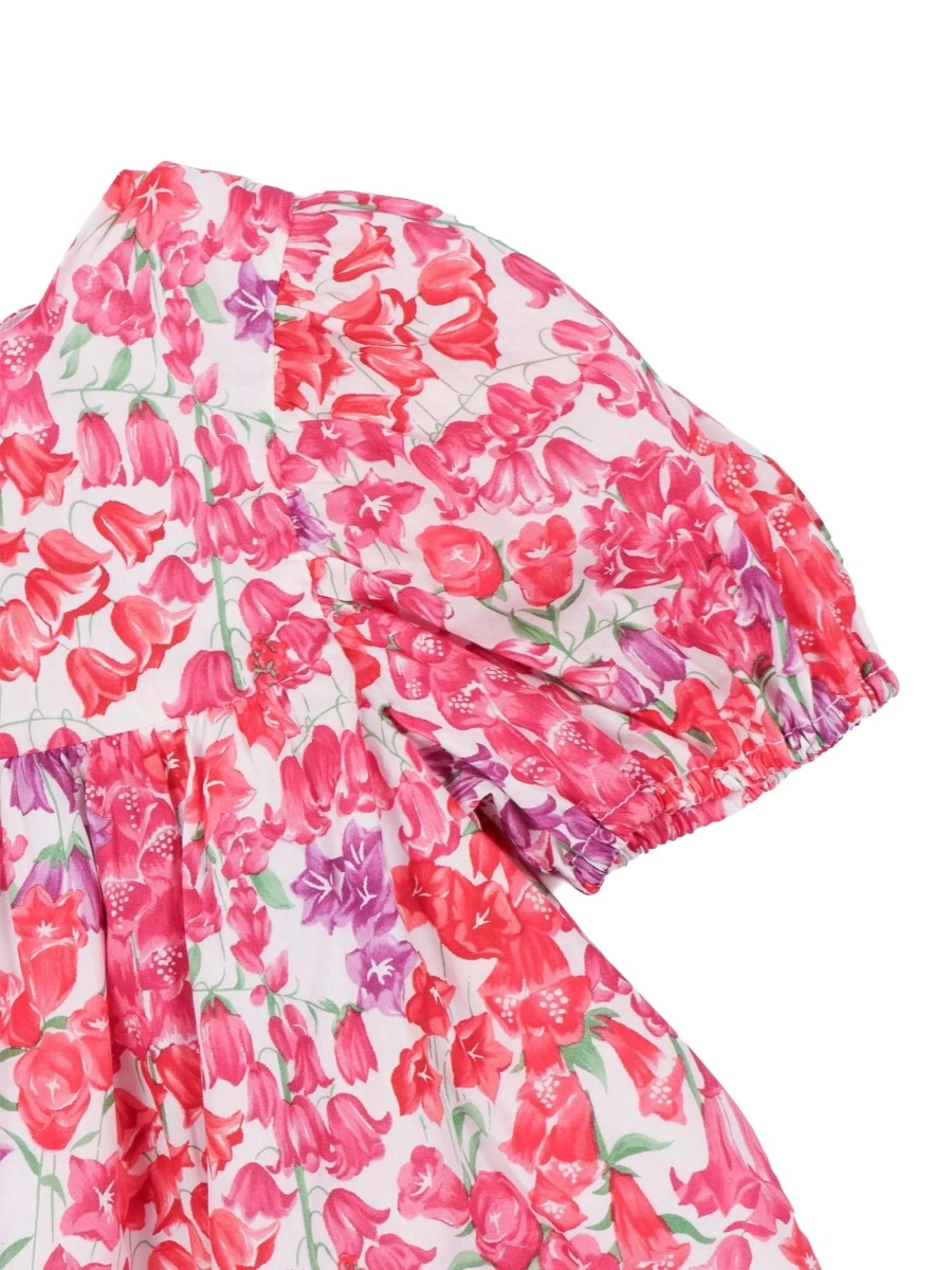 Rochie casual Tartine et Chocolat roz din bumbac - Img 3