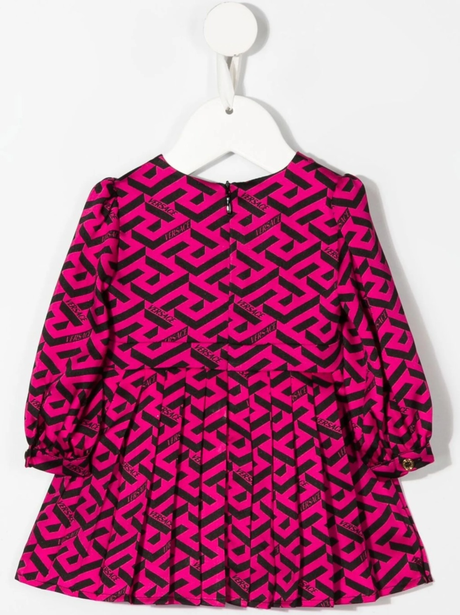 Rochie casual Versace neagra din polyester - Img 2
