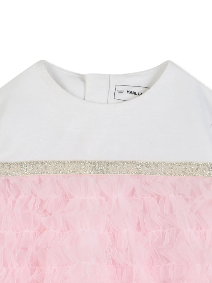 Rochie de eveniment Karl Lagerfeld alba - Img 3