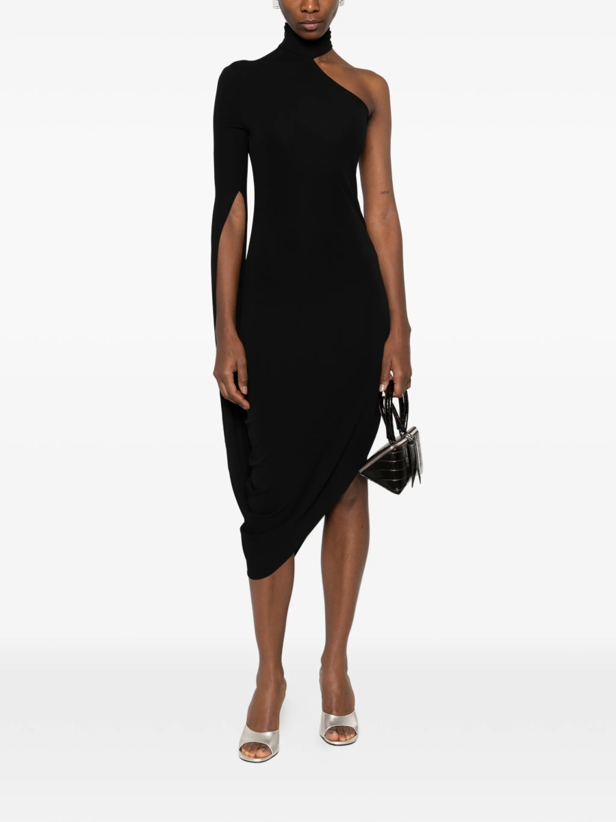 Rochie de ocazie Alexander Wang neagra din vascoza si elastan - Img 2