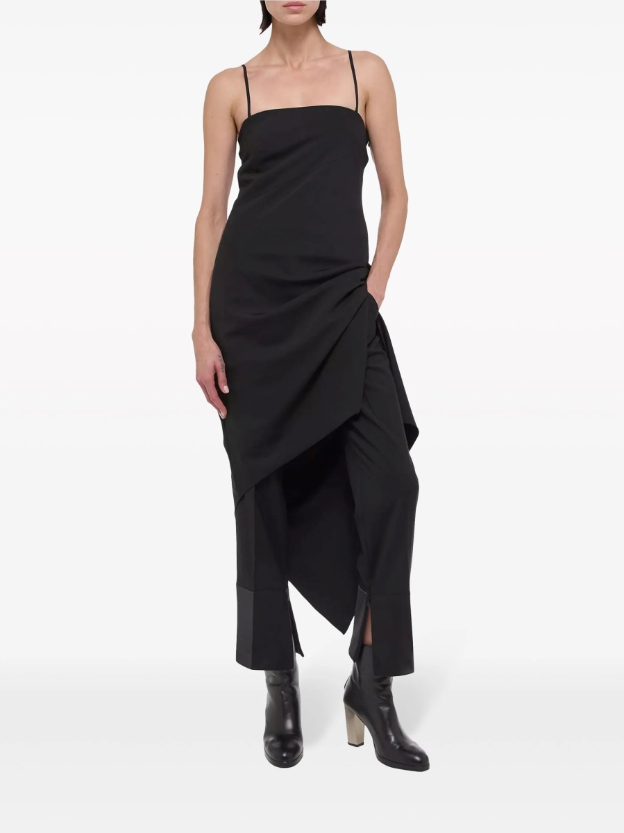 Rochie de ocazie HELMUT LANG neagra din lana - Img 2