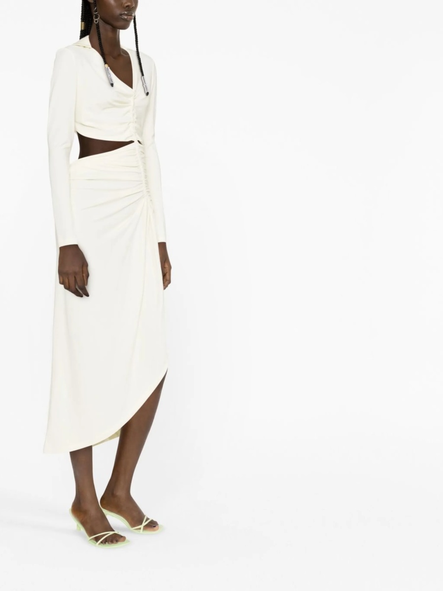 Rochie de ocazie Off-White alba - Img 4