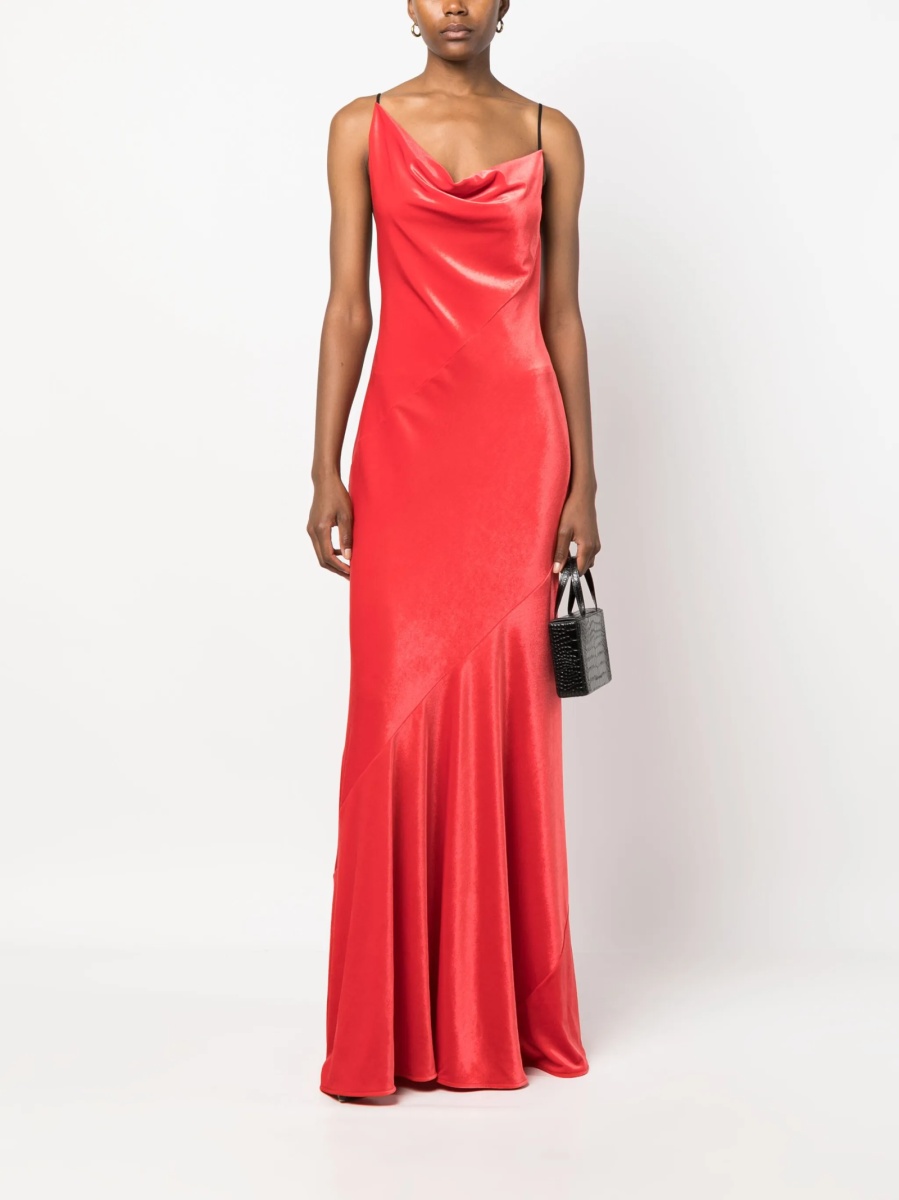 Rochie de ocazie Philosophy rosie din elastan si polyester - Img 2