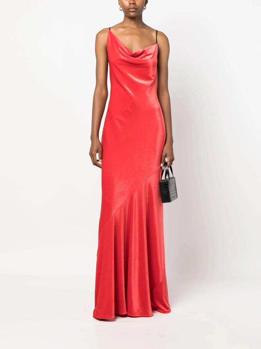 Rochie de ocazie Philosophy rosie din elastan si polyester - Img 2