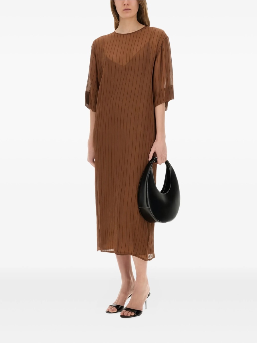 Rochie de zi ALYSI maro - Img 2