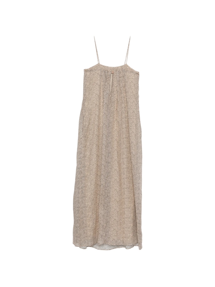 Rochie de zi ALYSI neutra din ramie - Img 2