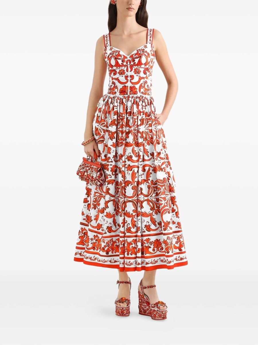 Rochie de zi Dolce &amp; Gabbana alba - Img 2