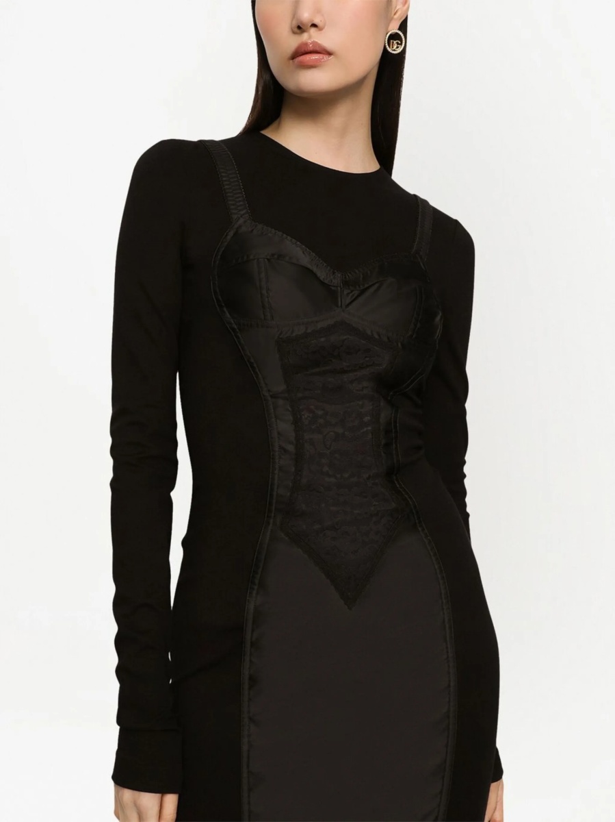 Rochie de zi Dolce &amp; Gabbana DNA neagra - Img 5