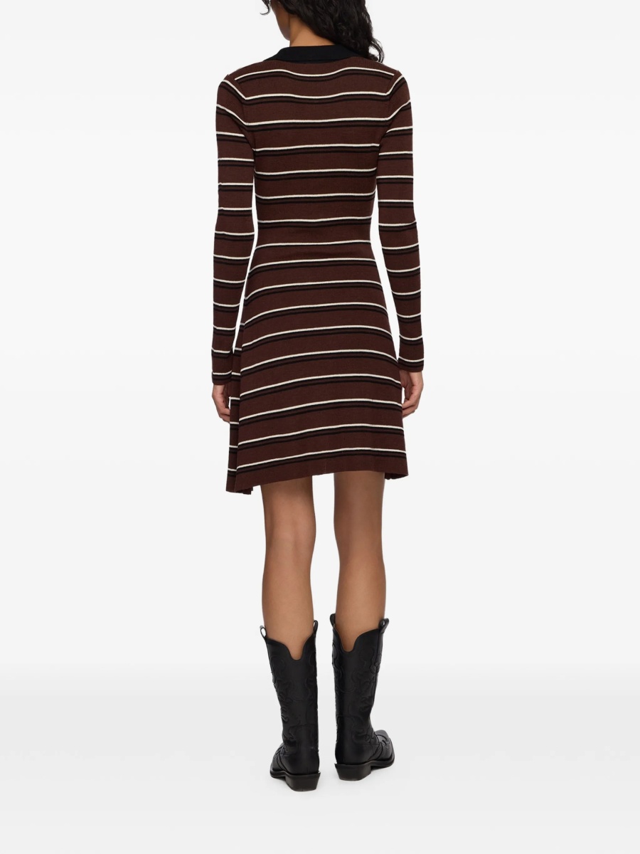 Rochie de zi Ganni maro - Img 3