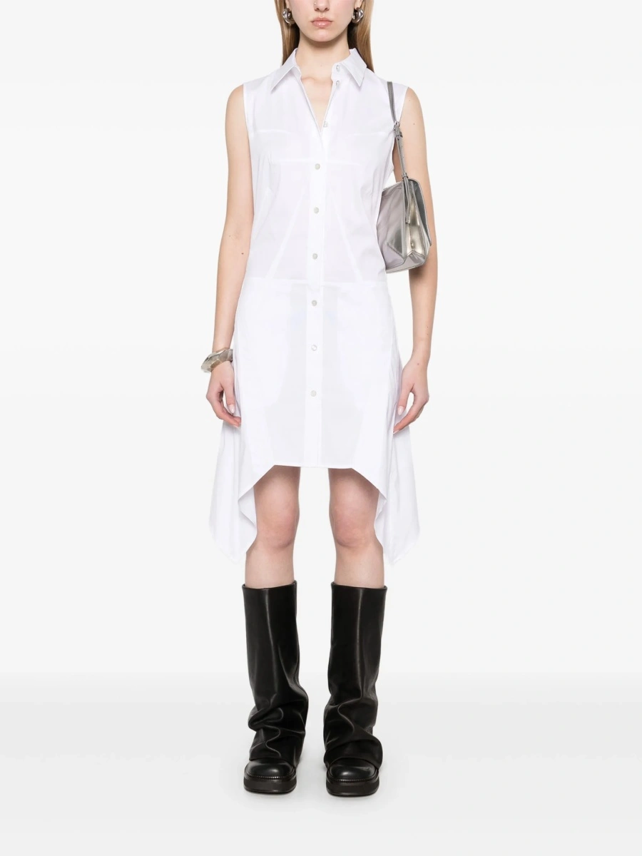 Rochie de zi HELMUT LANG alba - Img 2