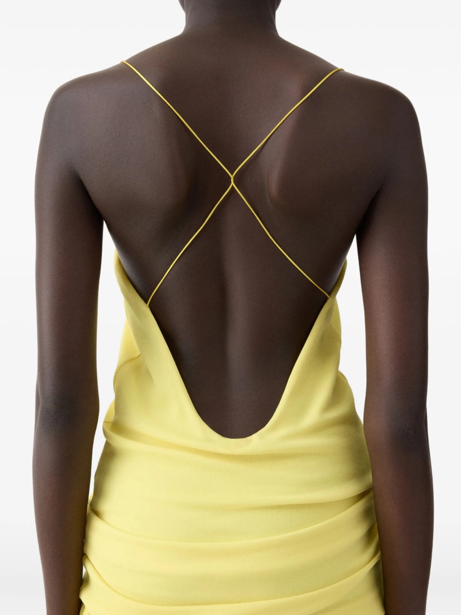 Rochie de zi JACQUEMUS galbena - Img 5
