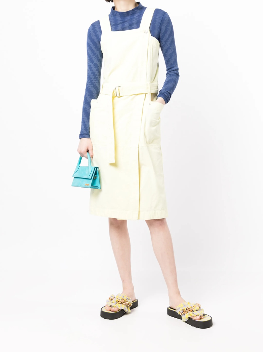 Rochie de zi Kenzo galbena - Img 2