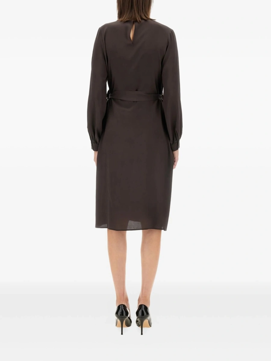 Rochie de zi KITON maro - Img 3
