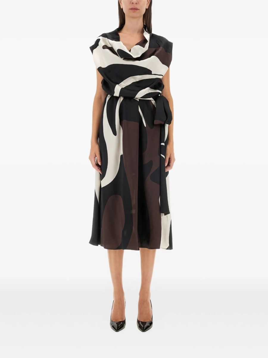 Rochie de zi KITON neagra - Img 2