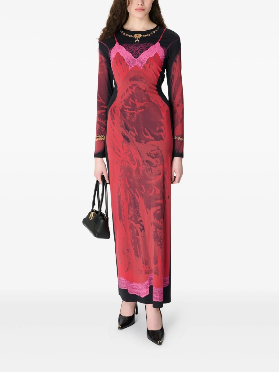 Rochie de zi MARINE SERRE rosie - Img 2