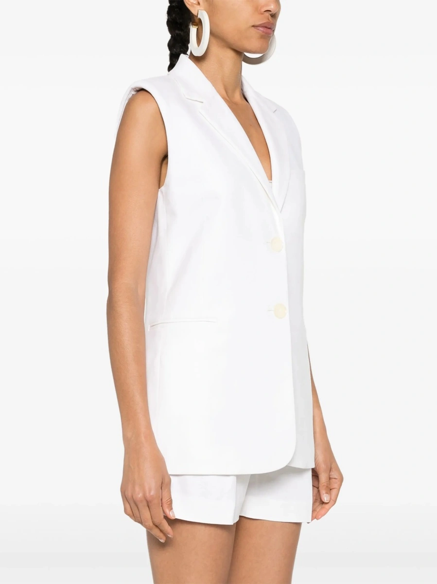 Rochie de zi Michael Kors alba din vascoza si in - Img 3