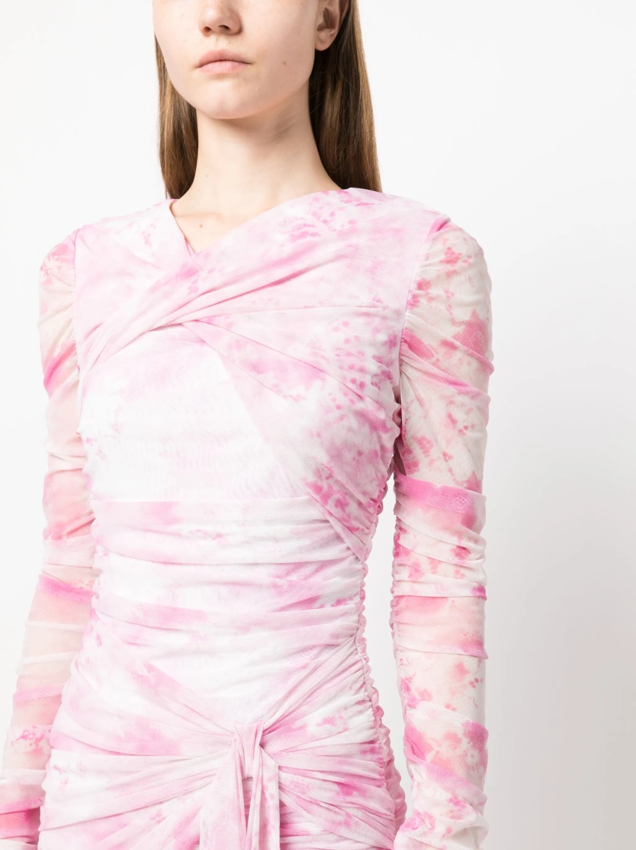 Rochie de zi MSGM roz din elastan - Img 5